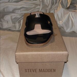 Steve Madden Black Women's Sandals